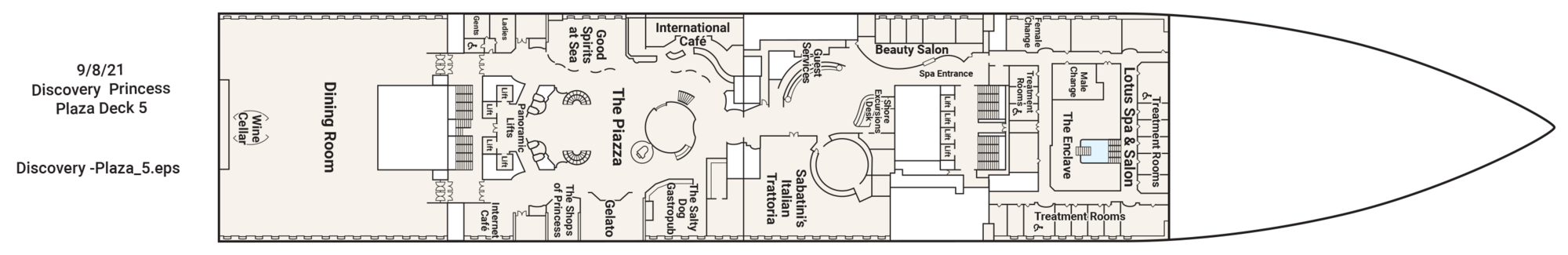 Deck 5 - Plaza plan